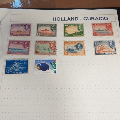 227 - Holland and colonies (Curacao, Dutch Indies, Surinam) collection in 4 ring binder, mainly used from ... 
