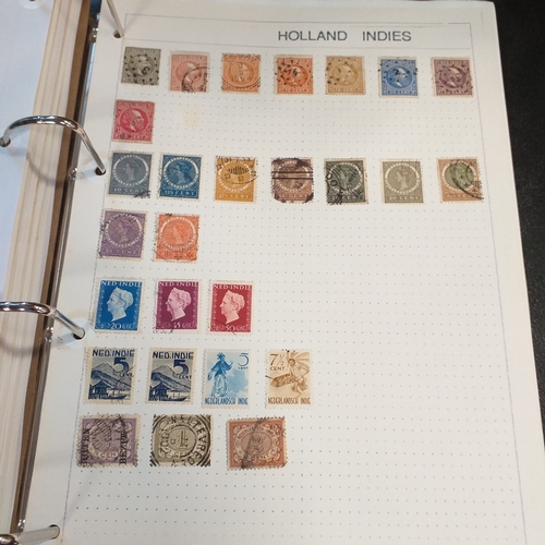 227 - Holland and colonies (Curacao, Dutch Indies, Surinam) collection in 4 ring binder, mainly used from ... 