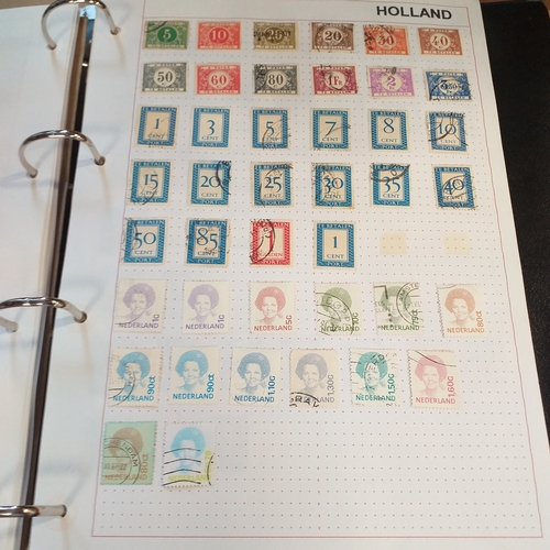 227 - Holland and colonies (Curacao, Dutch Indies, Surinam) collection in 4 ring binder, mainly used from ... 