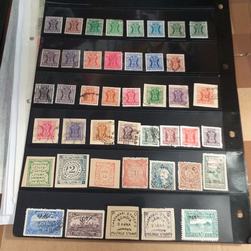 231 - India collection on 40+ album sheets / stock cards from early to 2010 approx, with a selection of In... 