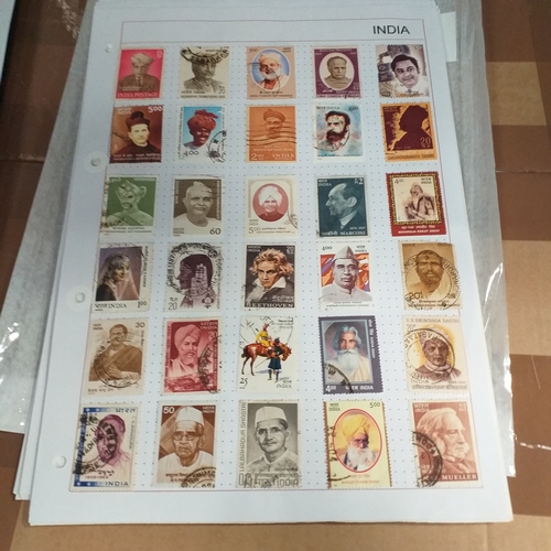 231 - India collection on 40+ album sheets / stock cards from early to 2010 approx, with a selection of In... 