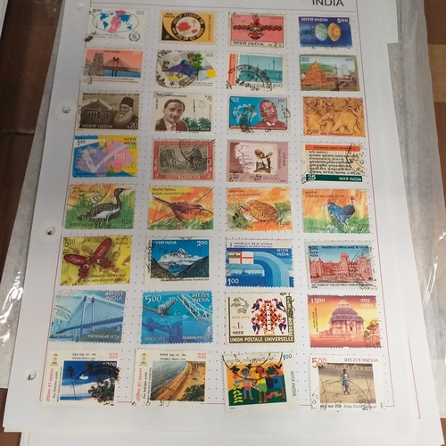 231 - India collection on 40+ album sheets / stock cards from early to 2010 approx, with a selection of In... 