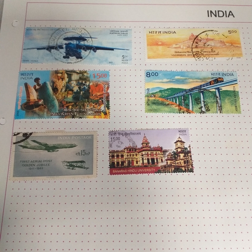 231 - India collection on 40+ album sheets / stock cards from early to 2010 approx, with a selection of In... 