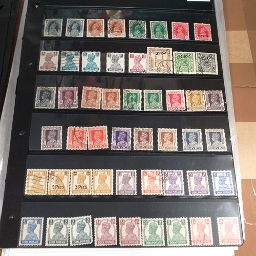 231 - India collection on 40+ album sheets / stock cards from early to 2010 approx, with a selection of In... 