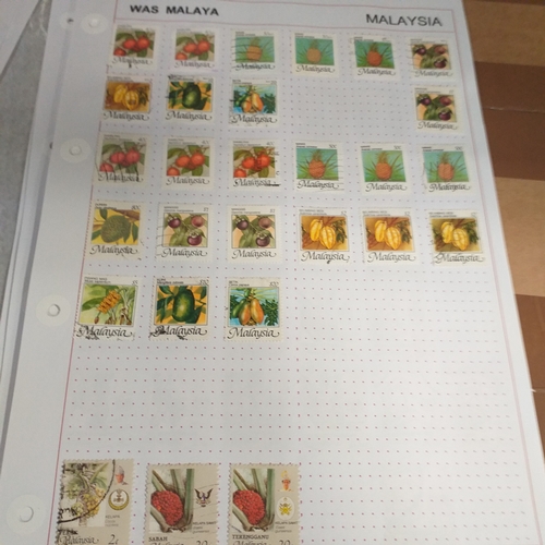 249 - Malaysia from 1970 to early 2000's collection on 30+ album sheets good selection of commemorative is... 