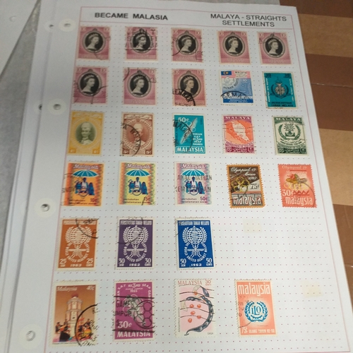 249 - Malaysia from 1970 to early 2000's collection on 30+ album sheets good selection of commemorative is... 
