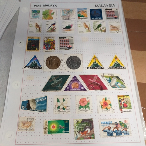 249 - Malaysia from 1970 to early 2000's collection on 30+ album sheets good selection of commemorative is... 