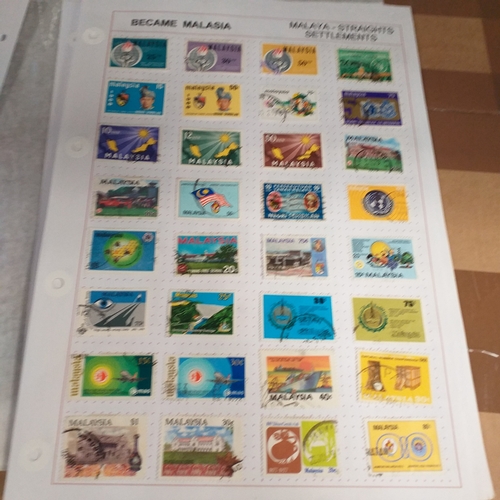 249 - Malaysia from 1970 to early 2000's collection on 30+ album sheets good selection of commemorative is... 