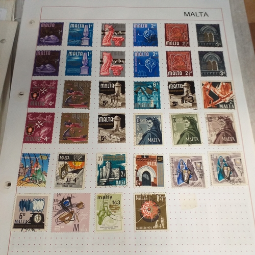 252 - Malta collection on 50+ album pages / stock cards mint used from early with strength in the later QE... 