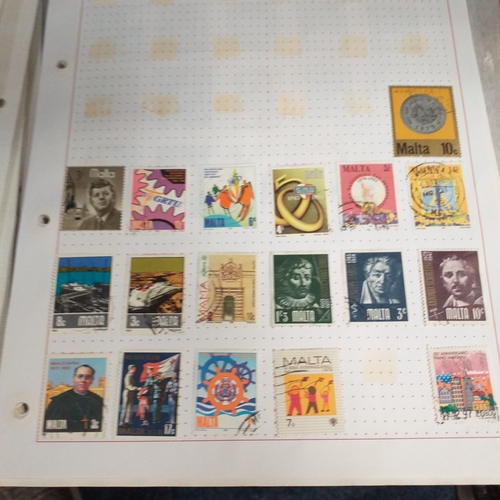 252 - Malta collection on 50+ album pages / stock cards mint used from early with strength in the later QE... 