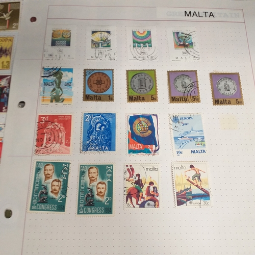 252 - Malta collection on 50+ album pages / stock cards mint used from early with strength in the later QE... 
