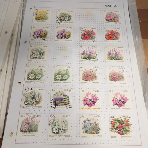 252 - Malta collection on 50+ album pages / stock cards mint used from early with strength in the later QE... 