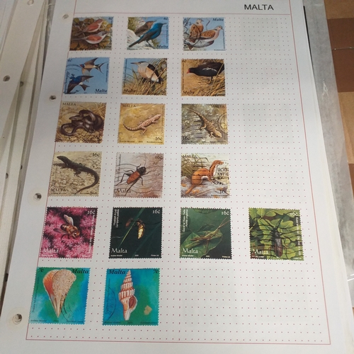 252 - Malta collection on 50+ album pages / stock cards mint used from early with strength in the later QE... 