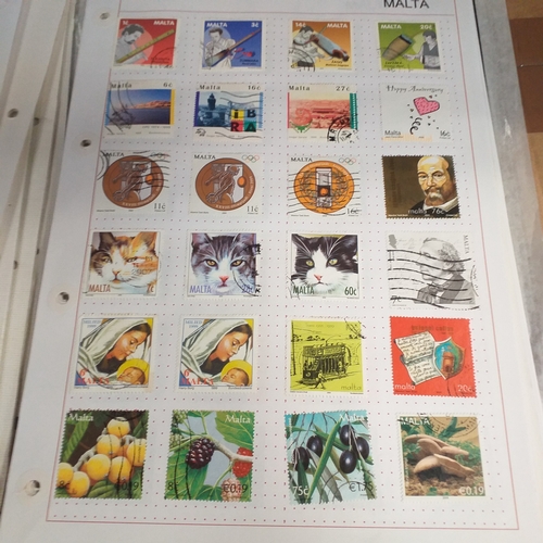 252 - Malta collection on 50+ album pages / stock cards mint used from early with strength in the later QE... 