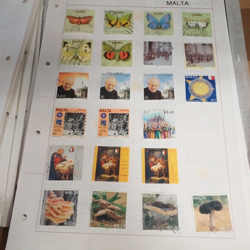 252 - Malta collection on 50+ album pages / stock cards mint used from early with strength in the later QE... 