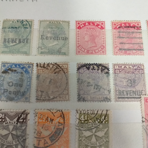 252 - Malta collection on 50+ album pages / stock cards mint used from early with strength in the later QE... 