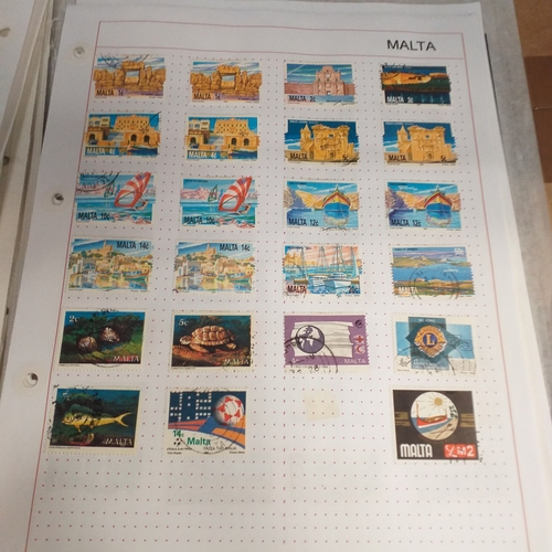252 - Malta collection on 50+ album pages / stock cards mint used from early with strength in the later QE... 