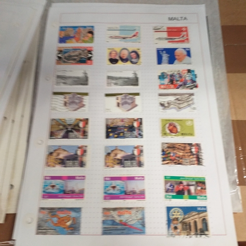 252 - Malta collection on 50+ album pages / stock cards mint used from early with strength in the later QE... 