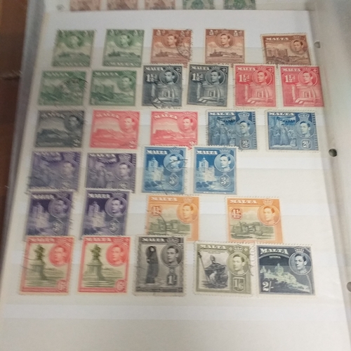 252 - Malta collection on 50+ album pages / stock cards mint used from early with strength in the later QE... 