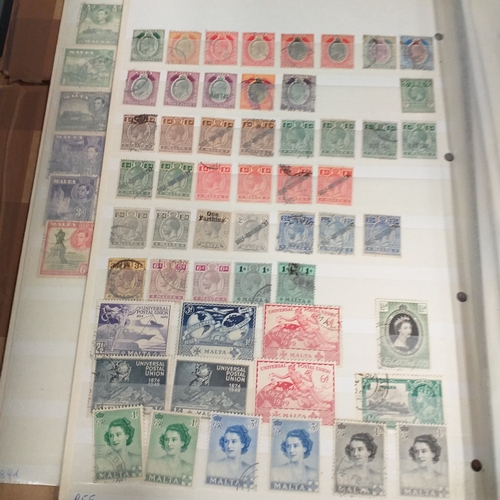 252 - Malta collection on 50+ album pages / stock cards mint used from early with strength in the later QE... 