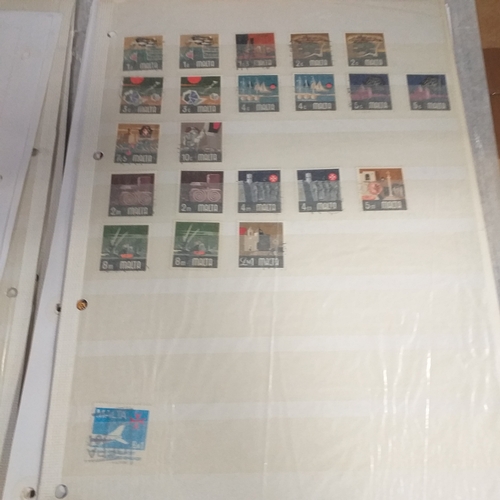 252 - Malta collection on 50+ album pages / stock cards mint used from early with strength in the later QE... 
