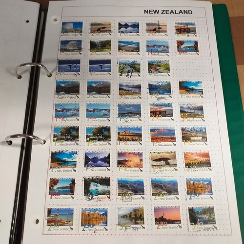260 - New Zealand collection on Hagners and album pages housed in a 4 ring binder, from early to late 1990... 