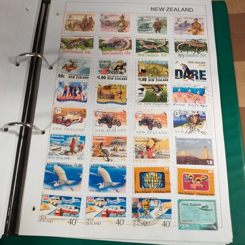 260 - New Zealand collection on Hagners and album pages housed in a 4 ring binder, from early to late 1990... 