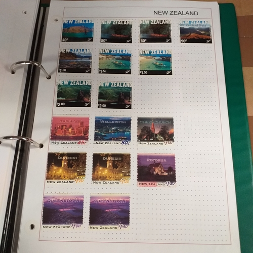 260 - New Zealand collection on Hagners and album pages housed in a 4 ring binder, from early to late 1990... 
