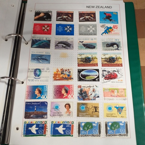 260 - New Zealand collection on Hagners and album pages housed in a 4 ring binder, from early to late 1990... 