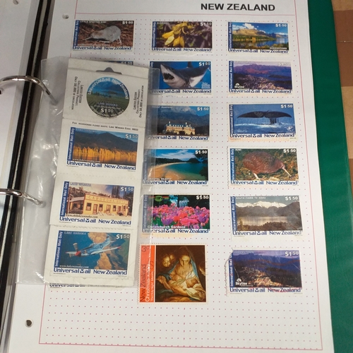 260 - New Zealand collection on Hagners and album pages housed in a 4 ring binder, from early to late 1990... 