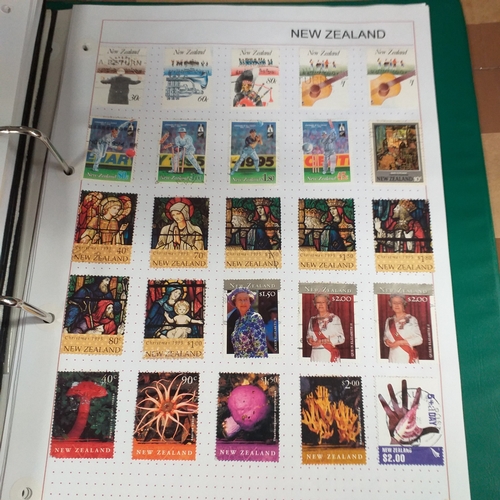 260 - New Zealand collection on Hagners and album pages housed in a 4 ring binder, from early to late 1990... 