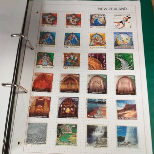 260 - New Zealand collection on Hagners and album pages housed in a 4 ring binder, from early to late 1990... 
