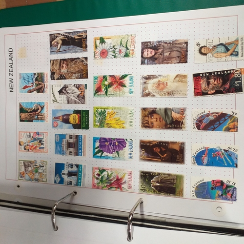 260 - New Zealand collection on Hagners and album pages housed in a 4 ring binder, from early to late 1990... 