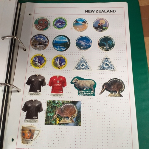 260 - New Zealand collection on Hagners and album pages housed in a 4 ring binder, from early to late 1990... 