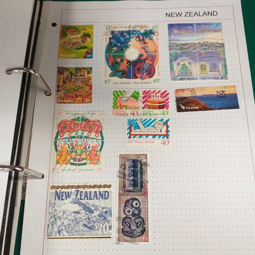 260 - New Zealand collection on Hagners and album pages housed in a 4 ring binder, from early to late 1990... 