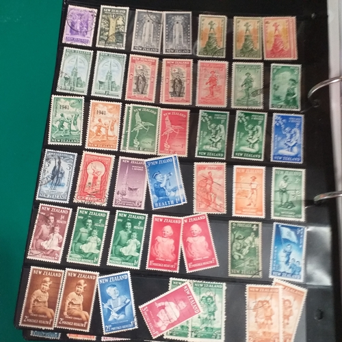 260 - New Zealand collection on Hagners and album pages housed in a 4 ring binder, from early to late 1990... 