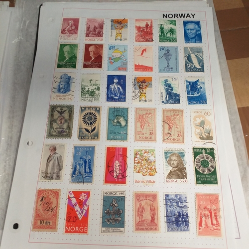 264 - Norway collection, early to modern on approx 25 album pages and 1 Hagner, mostly used from early to ... 