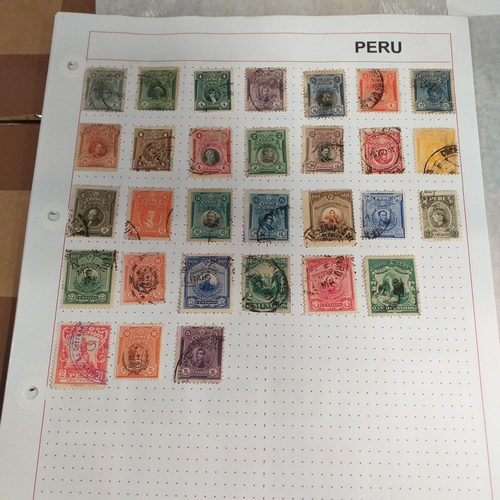 270 - Peru small but nice collection on 15 album pages, from early issues to recent (2004), mostly used a ... 