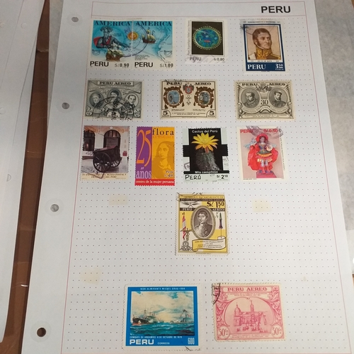 270 - Peru small but nice collection on 15 album pages, from early issues to recent (2004), mostly used a ... 
