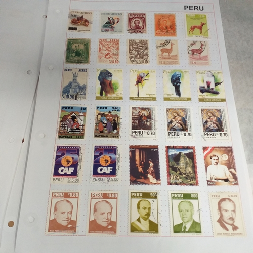 270 - Peru small but nice collection on 15 album pages, from early issues to recent (2004), mostly used a ... 