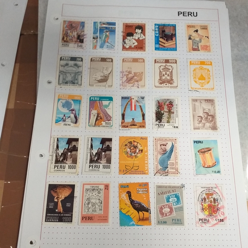 270 - Peru small but nice collection on 15 album pages, from early issues to recent (2004), mostly used a ... 