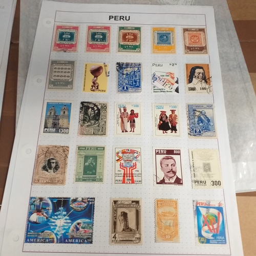 270 - Peru small but nice collection on 15 album pages, from early issues to recent (2004), mostly used a ... 