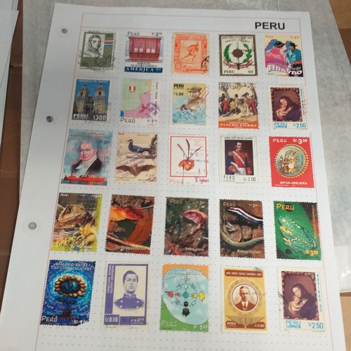 270 - Peru small but nice collection on 15 album pages, from early issues to recent (2004), mostly used a ... 
