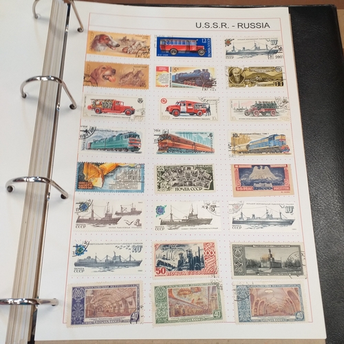 277 - Russia collection in 4 ring binder, mint and used from early to 1990's, many 100's with a good selec... 