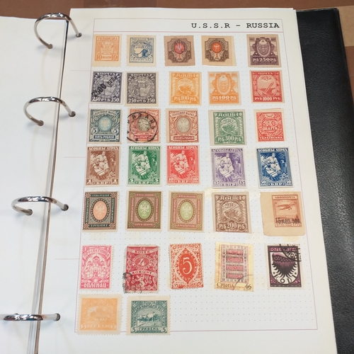 277 - Russia collection in 4 ring binder, mint and used from early to 1990's, many 100's with a good selec... 