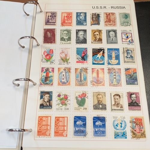 277 - Russia collection in 4 ring binder, mint and used from early to 1990's, many 100's with a good selec... 