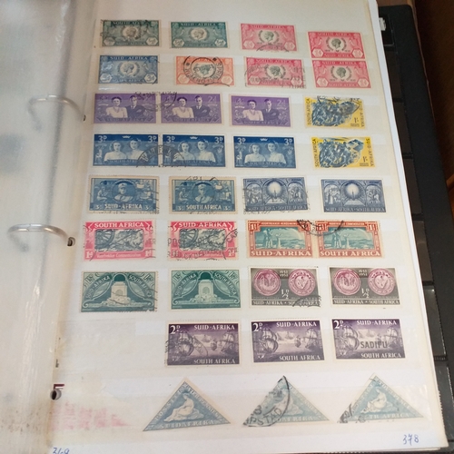 279 - South and South West Africa collection, mint and used from early in a 2 ring binder.  Includes COGH,... 