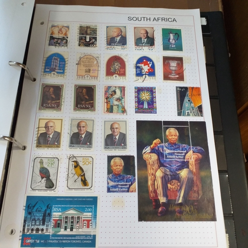 279 - South and South West Africa collection, mint and used from early in a 2 ring binder.  Includes COGH,... 