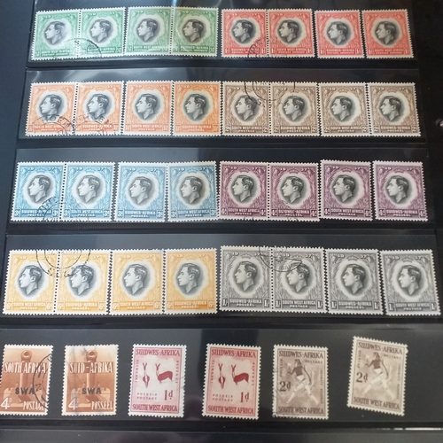 279 - South and South West Africa collection, mint and used from early in a 2 ring binder.  Includes COGH,... 