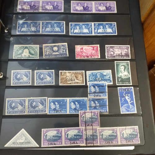 279 - South and South West Africa collection, mint and used from early in a 2 ring binder.  Includes COGH,... 
